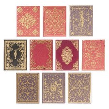 Dollhouse Miniature Ornamental Books Set of 10