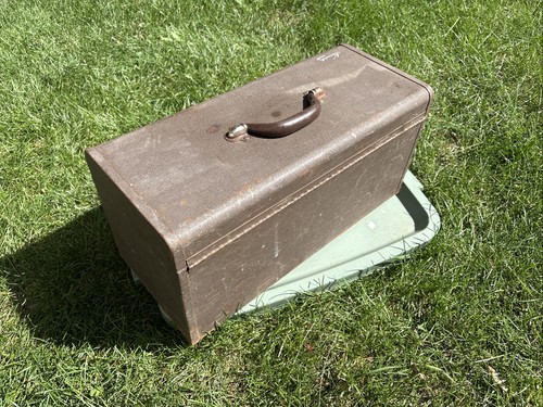 Vintage KENNEDY Kits K-20 STEEL Machinist Toolmakers Toolbox with Green Tray - Picture 5 of 11