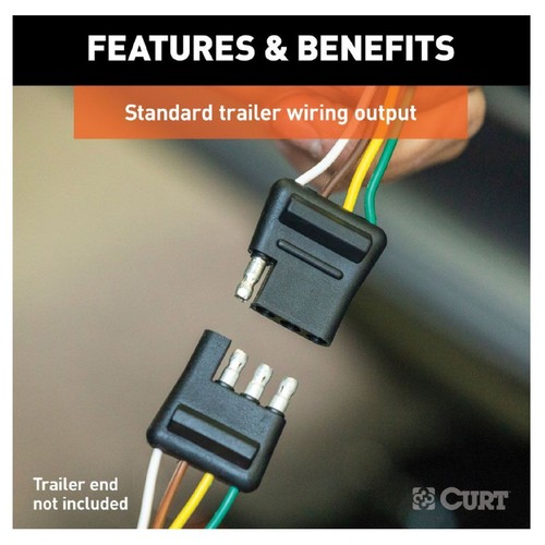 Curt 56223 Custom Wiring Harness for Mitsubishi Mirage / Mirage G4 - Picture 3 of 6