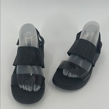 Vionic Black Sandals with Adjustable Straps