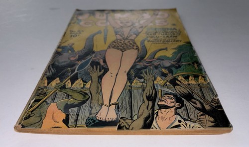 JUMBO COMICS #85 Fiction House 1946 Matt Baker "Sky Girl" Kunst schön!! - Bild 11 von 19