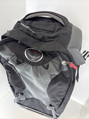 Osprey Packs Meridian 60L Wheeled Luggage Backpack Black 13 x 23 - Picture 2 of 8