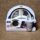 NEW Star Wars 5PC Bamboo Fiber Dinnerware Set Darth Vader Eco Friendly Snacks