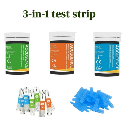 3-in-1 Home Blood Test strips Ketone, Glucose, Uric Acid in 5 Seconds reu - Picture 7 of 19