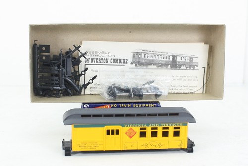 Scala HO Roundhouse Virginia & Truckee 34’ Overton Combine NOS Kit 3717 - Foto 2 di 2