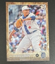 Alfredo Simon 2015 Topps Vintage Stock Throwback #654 - Detroit Tigers