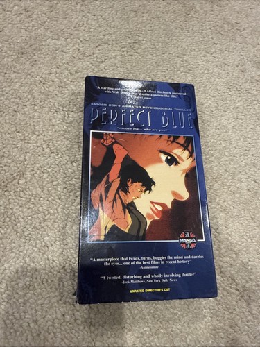 1999 Perfect Blue VHS Original Japanese Dubbed English Directors Cut