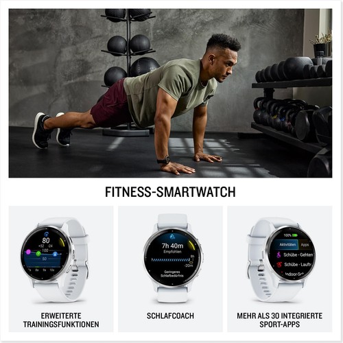 Garmin VENU 3S Montre connectee 41 mm gris - Zdjęcie 5 z 8