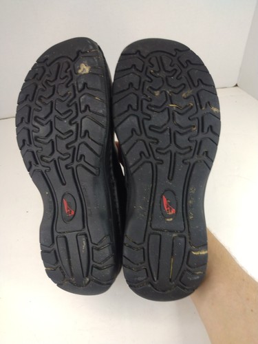 Men's 8.5 D Black Leather Red Wing Slip Resistant Slip On Work Shoes Safety Toe - Picture 19 of 23