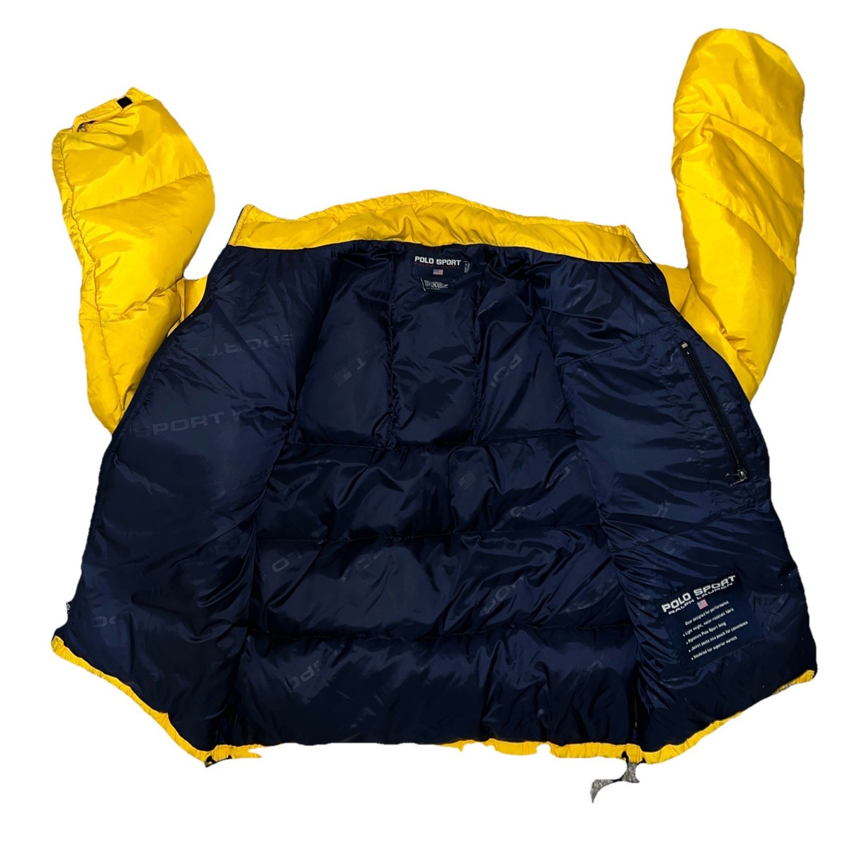 VTG 90s Polo Ralph Lauren Polo Sport Packable Down Puffer Jacket