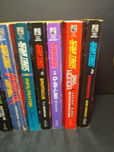 Star Trek The Next Generation 11 Book Bundle - Picture 14 of 18