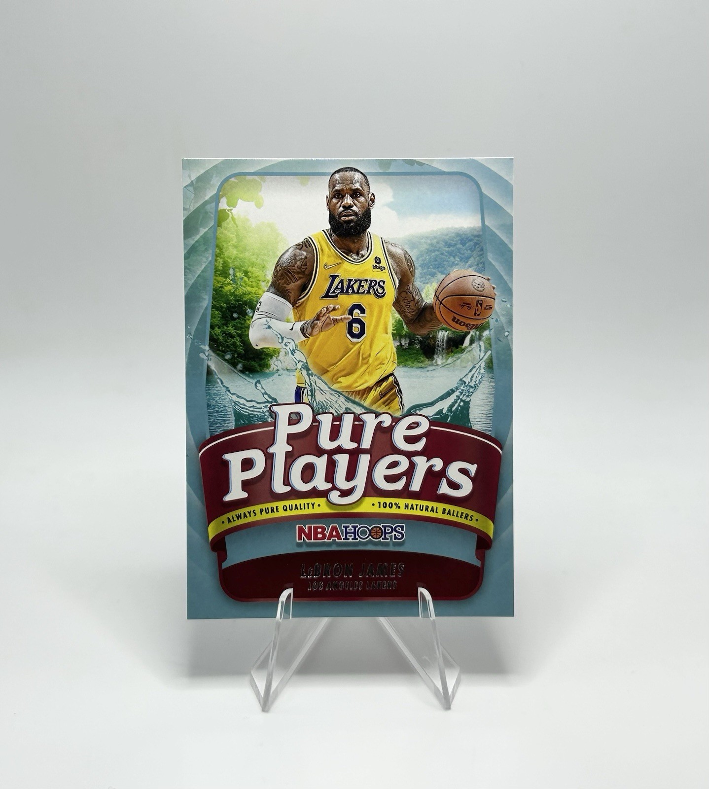 2022-23 Panini NBA Hoops - LeBron James Pure Players #8 Los Angeles Lakers