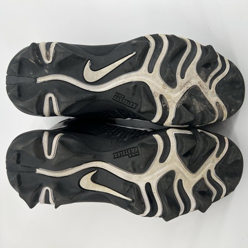 Nike Alpha Menace 2 Shark Football Kids Cleats Size 1Y W BV0150-001 Preowned - Picture 7 of 9