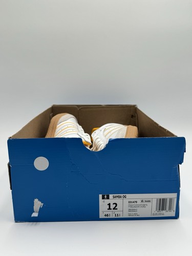 Adidas Herren Samba OG Originals Größe 12 Crew Gelb Indoor |ID1479| - Bild 6 von 6