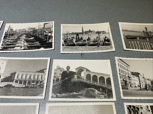 25 1958 AMATEUR PHOTO VENICE ITALY Piazza S. Marco Gondola Rialto Bridge etc - Picture 4 of 15