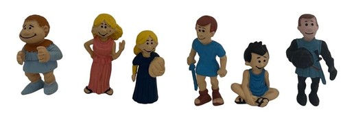Érase una vez: 6 figuras de PVC, edigráfico, España, serie animada de televisión 1982 - Imagen 2 de 19
