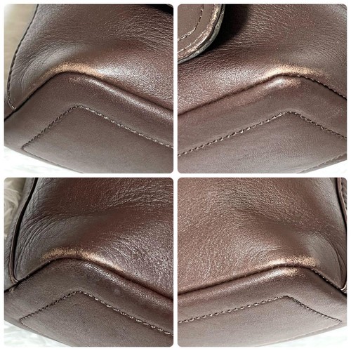 Coach alte Schultertasche A4 Aufbewahrung dunkelbraun - Bild 4 von 10