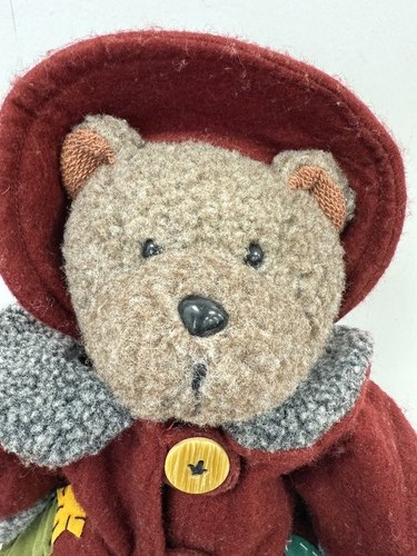 RUSS BERRIE Vintage Plush Teddy Bear in Holiday Outfit with Tags 16in PRE-LOVED - Picture 2 of 9