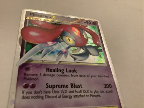 Mesprit Lv. X Holo Pokemon Card Legends Awakened Diamond & Pearl 143/146 VLP - Picture 6 of 7