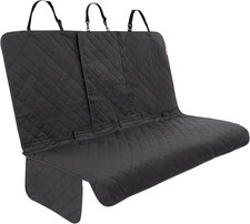 Lusso Gear Car Seat Cover for Dogs - Waterproof 600D Premium Edition - Black