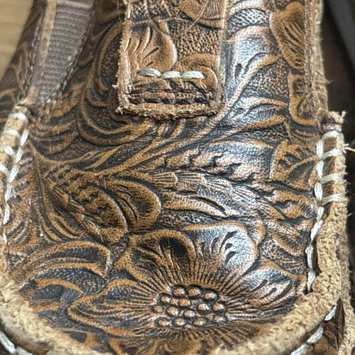 Ariat Women’s Slip On Embossed Leather Shoes 5.5B Flowers - Bild 16 von 16
