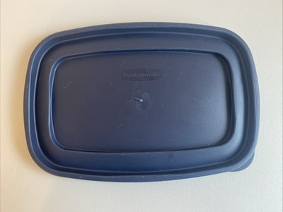 RUBBERMAID 1Z08 Easy Find NAVY Rectangle Lids ONLY 9-3/4'' x 6-1/2'' Replacement