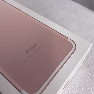 Apple iPhone 7 Rose Gold 128 GB Empty Box Only | eBay