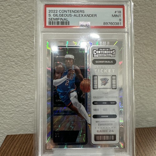 Shai Gilgeous-Alexander 2022-23 Panini Contenders Semifinal #18 /99 PSA 9 MINT