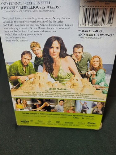 Weeds Season 4 DVD Set Widescreen Preowned - Picture 9 of 9
