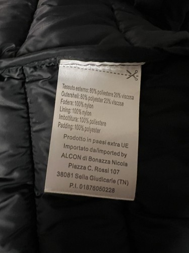 Men's Winter Coat Plus Sizes Padded Jacket 56 Alcon - Picture 3 of 4
