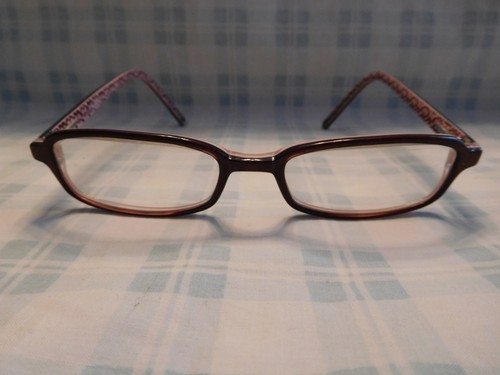 Coach Hilary Burgandy Sunglasses Eyeglasses Eyeglass Frame - Picture 2 of 12