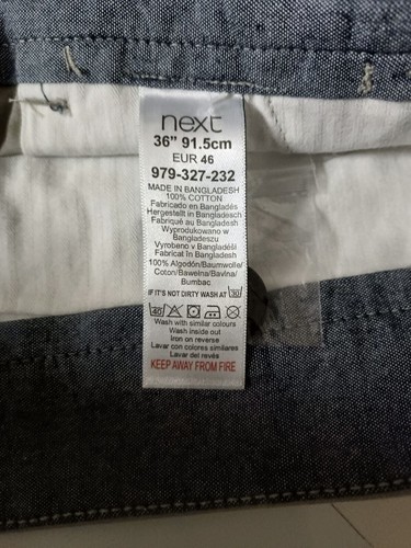 Mens Chino Short Size W36" Regular Fit. - Picture 7 of 12
