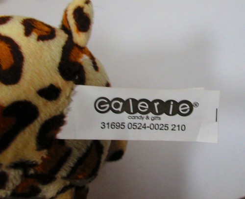 Reese's Plush Dog True Love and Plush Leopard Print Bear by Galerie Collectible - Picture 9 of 9