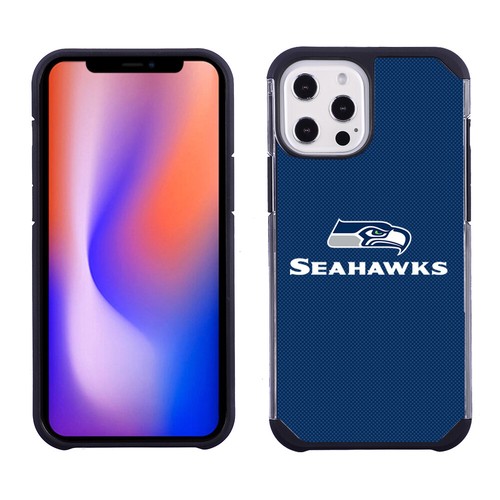 For Apple iPhone 12 Pro Max - Official NFL Football Armor Hybrid Cover Case - Picture 26 of 29