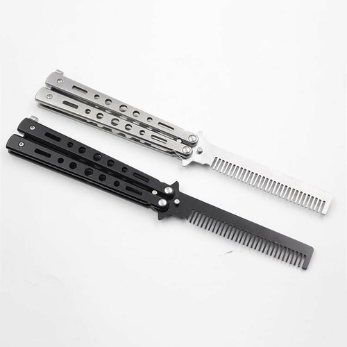 Butterfly Combs Stainless Folding Training Practice Combs Hair Styling Tools - Picture 8 of 14