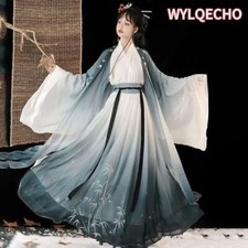 Hanfu Dress Women Chinese Traditional Printed Hanfu Halloween Cosplay Costume