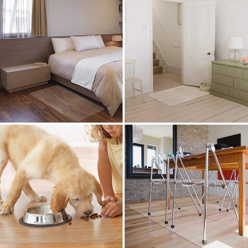 Azadx Office Chair Mat for Hardwood Floor Clear Chair Mat for Easy Glide and ... - Bild 7 von 7