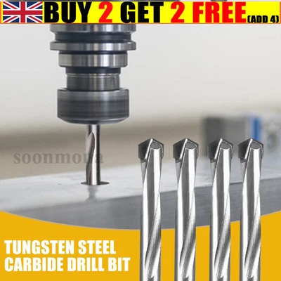 5Pcs Tungsten Carbide Drill Bits 3-10mm Drills Bit For Stainless Steel Metal Set