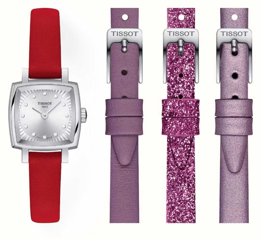 Женские прекрасные летние 20-миллиметровые кварцевые часы Tissot T0581091603600