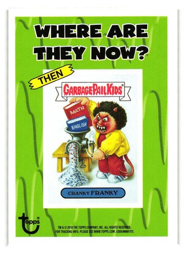 2010 GARBAGE PAIL KINDER FLASHBACK SERIE 1 WÄHLEN SIE IHRE KARTE GRÜNE PARALLELE AUFKLEBER - Bild 301 von 321