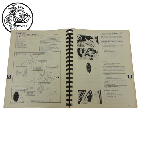 1984 84 YAMAHA XT350N SERVICE REPAIR MANUAL OEM 1ET-28197-70 ENGLISH FRENCH - Picture 9 of 14