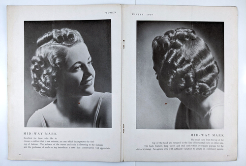 Women Coiffure And Beauty Vintage Fashion Magazine Capitaine Winter 1939 - Picture 8 of 11