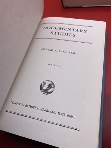 Vintage 1950 Documentary Studies By Howard Rand 2 Volumes-Destiny Publishers - Picture 6 of 11
