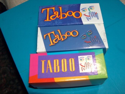 Replacement Full Set of Cards 3 Editions TABOO Game Pieces Parts 2009 2005  1989