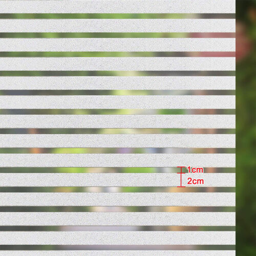 5M Roll Bubble Free Frosted Window Film Self Adhesive`Etched Privacy Glass Vinyl - Picture 21 of 25