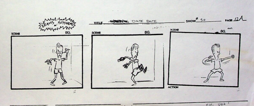Beavis and Butt-Head Production HOLY CORNHOLIO Storyboard Copy Page Copy #YK - Picture 3 of 3