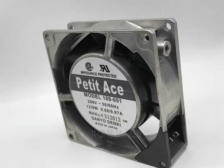 最も完璧な 1 PCS SANYO fan 109-051 AC200V 12/9W 0.08/0.07A 80*25MM | eBay 冷却パーツ・ファン