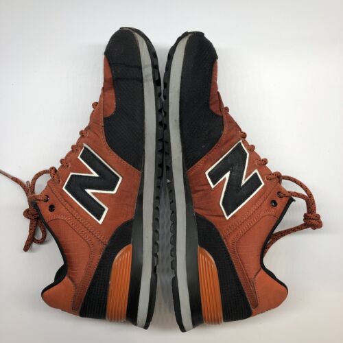 New Balance 574 Sneakers Black /Orange Mens Size 10.5US Running Shoes - Picture 9 of 11