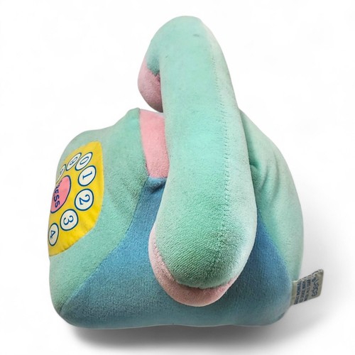 Eden Toys Plush Interactive Telephone Pastel Colors 7" Talking Collectibles - Picture 3 of 10