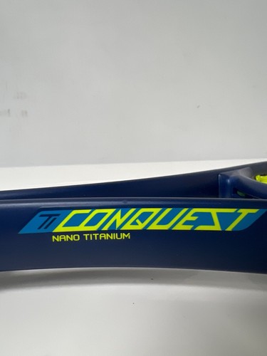 Head TI Conquest Nano Titanium Tennis Racquet 4 1/2 2 Grip - May Need New Grip - Picture 2 of 13